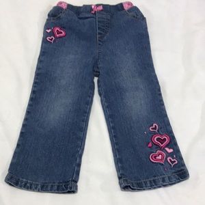 Arizona jeans with hearts